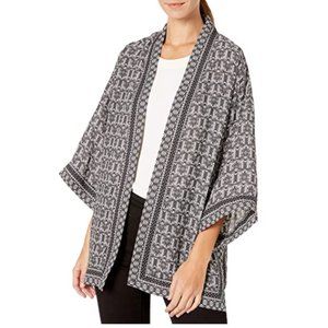 NWT Max Studio Print Kimono Sz XL